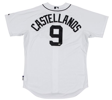 2013 Nick Castellanos Game Worn Detroit Tigers Home Rookie Jersey With Mothers Day Patch (MLB Authenticated)